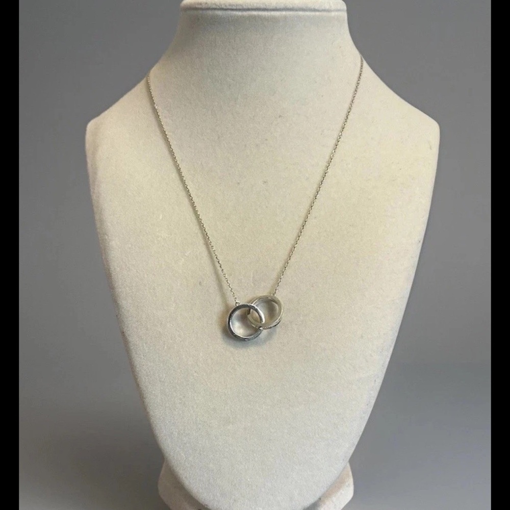 Tiffany & Co. 1837 Interlocking Circles Pendant Necklace, 15.9”
